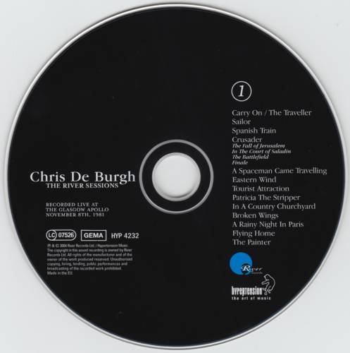 Chris de Burgh The River Sessions : CD1